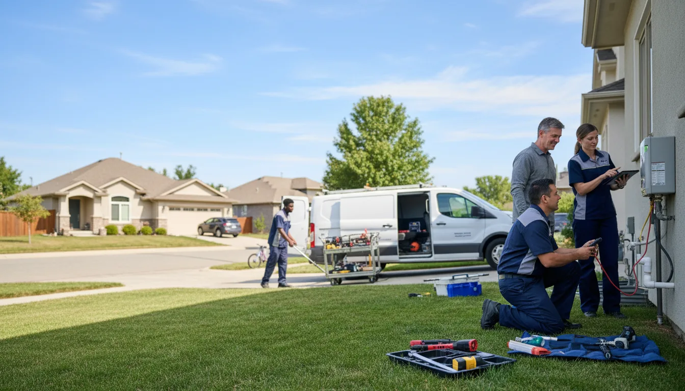 Tankless water heater service in Bridgewater, VA
